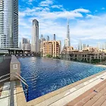 Stunning Downtown Home With Full Burj View